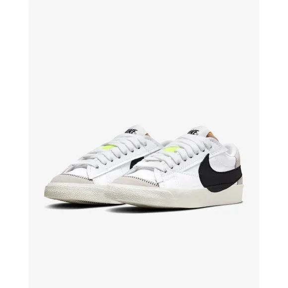 Nike Blazer Low 77 Jumbo Shoes Sneakers DN2158-101 White / Black Men's - Picture 15 of 15